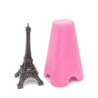 3D Tower Silicone Mold Fondant Cake Soap Mould Creative Kitchen Baking Tools