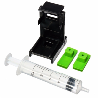 3In1 Ink Refill Cartridge Clip 2x Rubber Pads Syringe No Needles For Hp 60/61