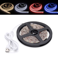 3M Pure White Warm White Red Blue 2835 Smd Waterproof Usb Led Strip Backlight For Home Dc5v