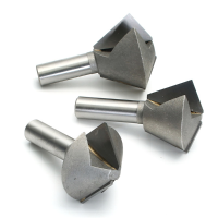 3Pcs 1/2 Inch Shank Bit Bird's Mouth Router Bit Set
