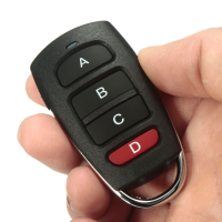3Pcs/5pcs/10pcs Universal 4 Buttons Cloning 433mhz Electric Garage Door Remote Control Key Fob