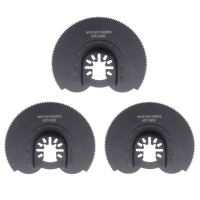 3Pcs 90mm Circular Hcs Flush Saw Blades Oscillating Multi Tool Saw Blades