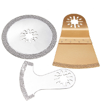 3Pcs Diamond Oscillating Multitool Saw Blades For Fein Bosch Makita Multimaster