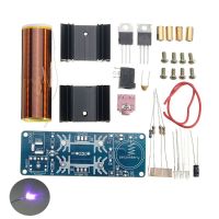 3Pcs Diy Mini Music Tesla Coil Kit Dc 15 24v 2a Zvs Plasma Horn Speaker Single Tube