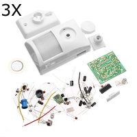 3Pcs Infrared Electronic Alarm Kit Electronic Diy Learning Kit