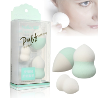 3Pcs Makeup Sponge Blender Blending Powder Smooth Puff Flawless Beauty Foundation