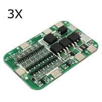 3Pcs PCB BMS 6S 15A 24V Battery Protection Board For 18650 Li ion Lithium Battery Cell