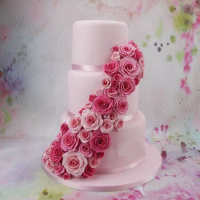 3Pcs Rose Flower Petal Cutter Fondant Cake Chocolate Sugarcraft Mold Decor Tool