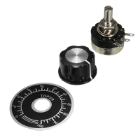 3Pcs Rv24yn20s B502 5k Single Ring Carbon Film Potentiometer 2w 20000rpm