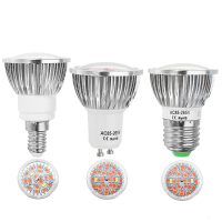 3W/5w E27/e14/gu10 Full Spectrum Led Grow Bulb For Flower Plant Greenhouse Hydroponics Ac85 265v