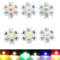 3W High Power Led Pcb Bulb Beads Chips Car Indoor Reading Lamp Aquarium Heat Sink