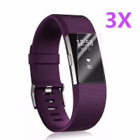 3X Anti Scratch Clear Hd Screen Protector Films Shield Guard For Fitbit Charge 2