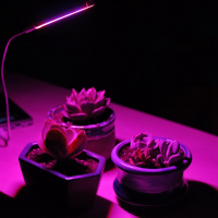 4.5W Full Spectrum 27 Led Plant Grow Light Dc5v / Usb Metal Flexible Tube