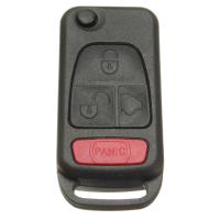 4 Buttons Remote Keyless Entry Shell Case For Mercedes Benz Ml
