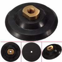 4 Inch Diamond Polishing Backer Pad Self Adhesive M14 Thread Pad