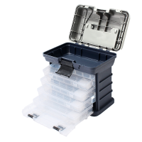 4 Layers Handheld Storage Case High Strength Aaccessorie.S Tackle Tool Box