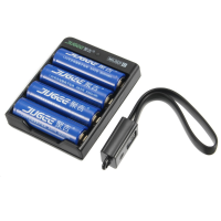 4 Pcs Jugee 3000mwh 1.5V Aa Rechargeable Lipo Battery Combo