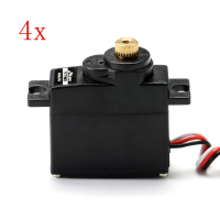 4 Pcs Jx Pdi 1171mg 17g Metal Gear Core Motor Micro Analog Servo For Rc Models