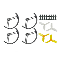 4 Pcs Kingkong 2.8 Inch Propeller Protective Guard Half Surround With 4 Pairs 2840 Propeller