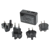 4 Usb Ports Wall Charger With Eu Au Us Uk Plug For Mobile Phones