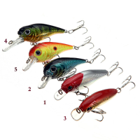 40Mm Biomimetic Sinking Fishing Lure Crankbaits Bass Hook