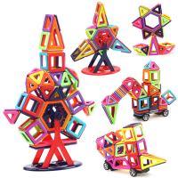 40Pcs Magnetic Building Blocks Set Construction Diy 3d Brick For Kids Children Educational Gift Toys
