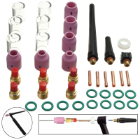 40Pcs Tig Welding Kit Gas Lens For Tig Welding Torch Wp 9/wp 20/wp 25