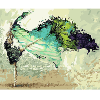 40X50cm Dancer Digital Acrylic Painting Diy Self Handcrafted Paint Kit Home Decor Without Frame