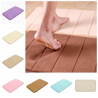 40X60cm Multi Color Thickened Coral Velvet Memory Foam Slow Rising Rug Bathroom Mat Soft Non Slip Plush Floor Carpet