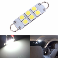 44Mm 6smd 5050led Xenon White Rigid Loop Festoon Led Light Lamp