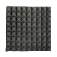 45×45×5Cm Black Triangle Insulation Reduce Noise Sponge Foam Cotton