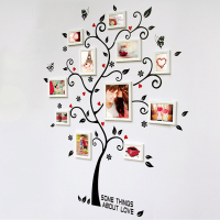 45X60cm Household Composite Photo Wall Stickers Tree Of Happiness Home Decor