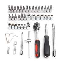 46Pcs Spanner Socket Screwdriver Ratchet Wrench Set Car Repair Tools Kit Set
