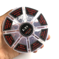 48Pcs 8 In 1 Wire Prebuilt Coils Clapton Quad Tiger Hive Alien Fuse Twisted Coil Fit Diy Atomizer