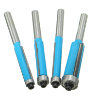 4Pcs 1/4 Inch Shank Flush Trim Router Bit Set