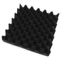 4Pcs 30x30x6cm Soundproofing Triangle Sound Absorbing Noise Foam Tiles
