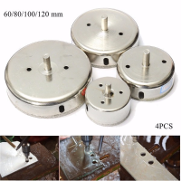 4Pcs 60 120mm Diamond Hole Saw Drill Bit Set Tile Ceramic Glass Porcelain Marble Drill Bits