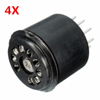 4Pcs 9pin Bakelite Vacuum Tube Socket Saver Base For 12ax7 12au7 Ecc82 Ecc83 Amps