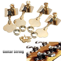 4Pcs Bass Guitar String Tuning Pegs Keys Tuners Machine Head Knobs Golden