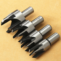 4Pcs Claw Wood Plug Hole Cutter Woodwork Plug Cutting Drill