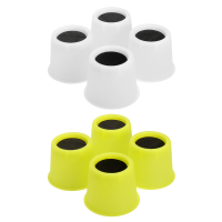 4Pcs Pp Bed Riser Chair Booster Furniture Lifter Elephant Feet Luminous Set Furniture Raiser