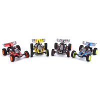 4Pcs Velocis 1/32 2.4G Rc Racing Car Mutiplayer In Parallel Operate Usb Charging Edition Indoor Toy