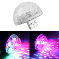 4W Mini Usb Colorful Neon Light Stage Lamp Color Change Along With Music Rhythm Dc5v