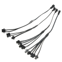 5/4/3/2 In 1 Splitter Cable For El Wire Neon Strip Light Conected With Inverter