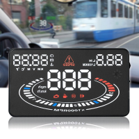 5.5 Inch 2d Vision Reflection Car Hud E300 Head Up Display Obd2 Speed Warning System