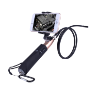 5.5Mm 1m 6leds Wifi Handle Waterproof Endoscope With Phone Holder For Ios Andriod
