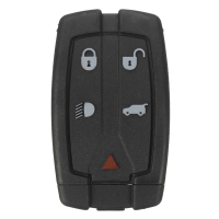 5 Buttons Remote Key Fob Cover Case + Vl2330 Battery For Land Rover Freelander 2