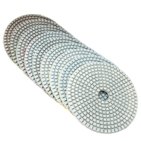 5 Inch 50 6000 Grit Diamond Polishing Pad Wet Dry Sanding Disc For Marble Concrete Granite Glass