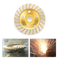 5 Inch Diamond Grinding Wheel Disc 5 Holes For Marble Concrete Granite Stone