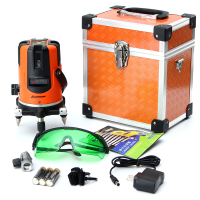 5 Line Laser Red Line Beam Leveling Gradienter Laser Levels Meter Tool Kit